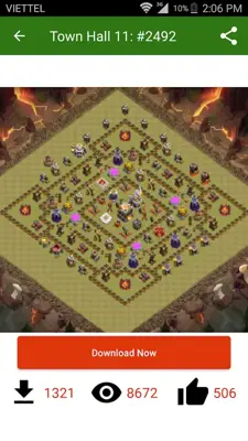 CoC Layouts android App screenshot 2